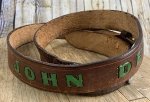 Cinturón de cuero John Deere 40 para hombre - Imagen 1 de 12