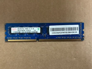 Hynix 4 GB 2Rx8 PC3-10600U-9-10-B0 HMT351U6BFR8C-H9 scheda RAM N0 AA - Foto 1 di 7