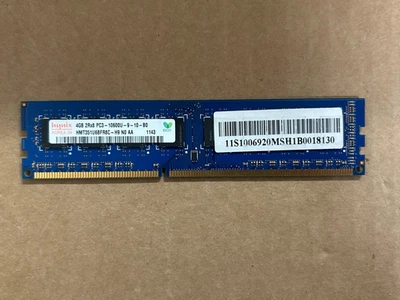 Hynix 4GB 2Rx8 PC3-10600U-9-10-B0 HMT351U6BFR8C-H9 RAM Card N0 AA - Image 1 of 4