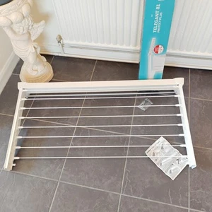 Leifheit 81 Telegant 135cm x 535cm wall mounted towel drying rack white - Imagen 1 de 18