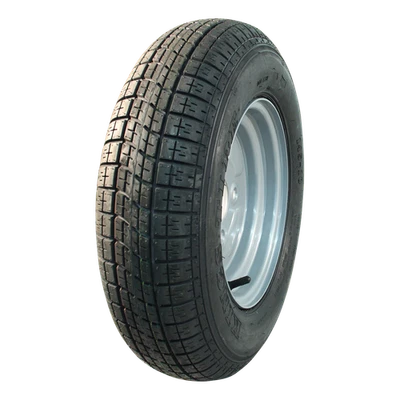 KINGS TIRE Komplettrad 145-10 KT-747 6PR + 3.50Bx10H2 ET0 4x100 76 N Stahl grau - Bild 1 von 4