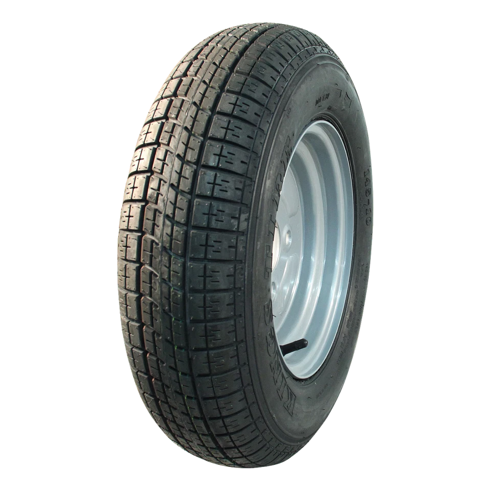 KINGS TIRE Komplettrad 145-10 KT-747 6PR + 3.50Bx10H2 ET0 4x100 76 N Stahl grau - Bild 1 von 4