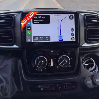 Car Stereo For Citroen Relay Fiat Ducato Apple Carplay Head Unit Radio GPS WIFI - Image 1 of 4