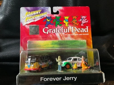 Johnny Lightning Grateful Dead Forever Jerry VW Bus and Bug Diorama — 第 1/4 张图片