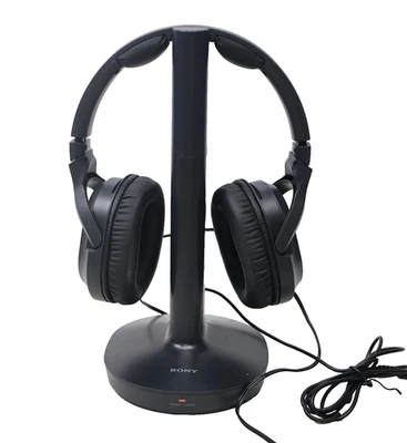 Sony - WHRF400 RF Wireless Headphones - Black - Image 1 of 4