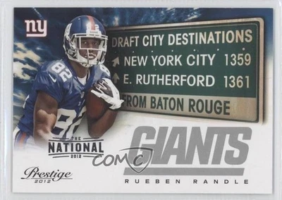 2012 Playoff Prestige The National /5 Rueben Randle #26 Rookie RC - Image 1 of 2