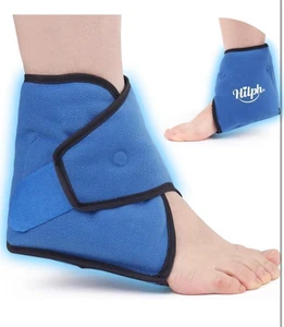 Foot Ankle Ice Pack Wrap Brace Hot Cold Therapy Plantar Fasciitis Pain Relief - Picture 1 of 19