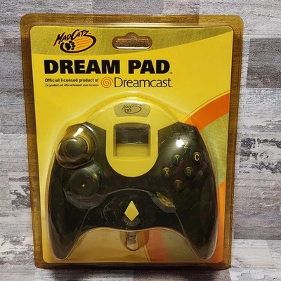 Mad Catz Official Licensed Sega Dreamcast Dream Pad Controller Black BRAND NEW - Image 1 of 3