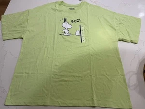 Womens Peanuts SNOOPY Boo! Ghost Halloween Oversized T-Shirt Size XL - Picture 1 of 6