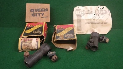 Par de extremos de barra de amarre NOS/NORS juego ES29 374226 374227 Chevy coche + camión hasta 1959 Foto 1 de 4