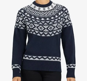 Ski-Doo Damen Fair Isle Snowmobile, Winterpullover, 2XL, dunkelblau - Bild 1 von 4