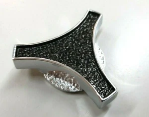 Tri-Bar 1/4"-20 & 5/16"-18 Chrome Aluminum Large Air Cleaner Wing Nut SBC BBC FO - Picture 1 of 2