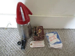 Sparklet Knapp Monarch Siphon Seltzer Soda Water Bottle Space Atomic Metal - Bild 1 von 11