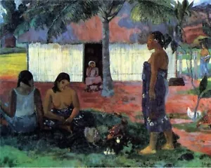 Impresión o lienzo - Why Are You Angry 1896 por Paul Gauguin - Imagen 1 de 1