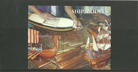 MAURITIUS SGMS1139 MODEL SHIPS MINISHEET MNH Cover