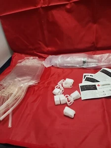 10Pcs  Blood IV Bags Reusable PVC Drink Pouches Juice Containers Party - Picture 1 of 10