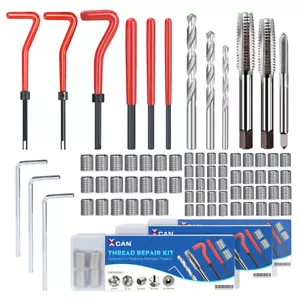 75Stk. Gewinde Reparatur Werkzeug Satz M6 M8 M10 Gewindereparatursatz - Bild 1 von 8