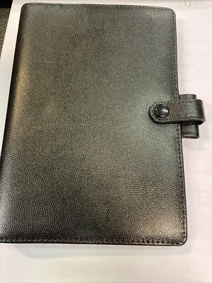 Filofax Piccadilly Personal Black - VINTAGE - Bild 1 von 3