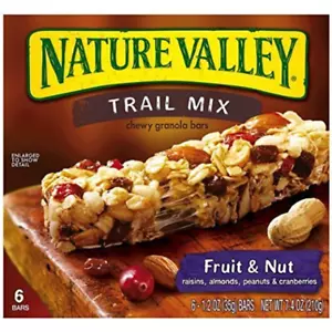 Fruit and Nut Trail Mix Chewy Granola Bars, 6 Count Box (Pack of 4) - Picture 1 of 1