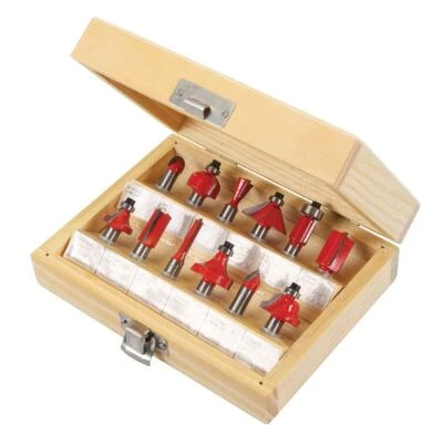 8Mm 8Mm Tct Router Bit Set 12Pce 251678 PT - Image 1 of 4