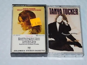 Lot of 2 Tanya Tucker Cassette Tape Tennessee Women & What's your Mama's Name - Picture 1 of 2
