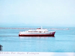 POSTAL CON FOTO M.V.COHO PORT ANGELES WA - Imagen 1 de 12