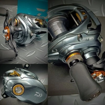 DAIWA【17 TATULA SV TW 6.3R】R-H 6.3:1 GR Used Baitcasting Reel "Ex+"cond. W/Box - image 1 of 4