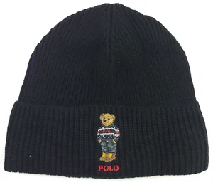 Polo Ralph Lauren schwarz Elch Bär Beanie Herren Einheitsgröße - Einheitsgröße - Bild 1 von 10
