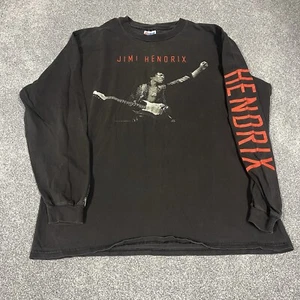 Vintage 1992 Jimi Hendrix Ultimate Experience T-shirt Size XL Black Long Sleeve - Picture 1 of 12