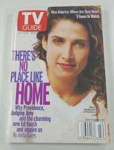 TV Guide magazine MELINA KANAKAREDES COVER Providence Oct 14 2000 issue - Picture 1 of 3