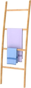 Handtuchleiter Bambus 4 Stangen - NEU - Handtuchhalter - Bild 1 von 2