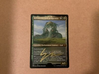 MTG Magic Karametra, God of Harvests ETCHED FOIL Signed Proof x1 CMR Deschamps - Image 1 of 2