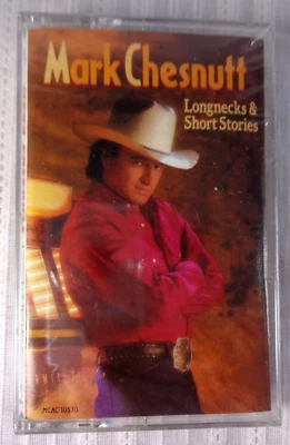 Mark Chesnutt - Longnecks & Short Stories 1992 Cassette Tape - BRAND NEW SEALED! - Image 1 of 3