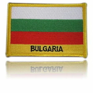 🇧🇬 Bulgaria Embroidered Flag patch -Iron on or Sew - Picture 1 of 1