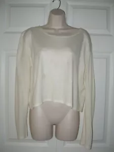 Prenda para mujer grande cálida y acogedora informal apagada blanca de California fiebre del oro nueva - Imagen 1 de 6
