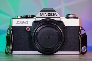 Minolta XG-A 35mm SLR body only MD mount, working nice!