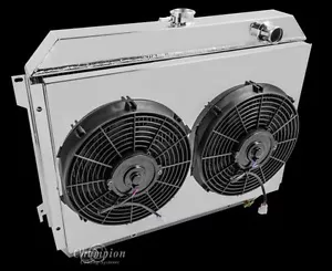 3 Row Radiator Fans & Shroud for 1967-1973 MOPAR Big Block 26" Lifetime Warranty - Picture 1 of 1