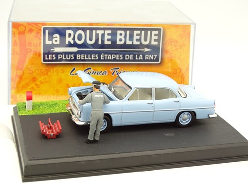 Modèle Réduit HOTCHKISS 686 G5 - Échelle 1:43 - Décoration Restaurant Route Bleue/RN7 - Marque IXO - Occasion Comme Neuf
