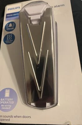 Philips Audible Doorstop Alarm Home Security Sensor - Battery Operated - Imagem 1 de 4