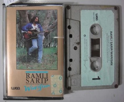 (1555) Malaysia Malay Cassette Kaset Rock Melayu~ 1989 WEA RAMLI SARIP "WARISAN" - Image 1 of 2