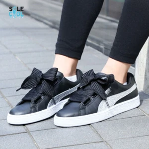 Puma Damen Basket Heart Glitter Schwarz Laufschuhe Sneaker 364078-03 - Bild 1 von 12