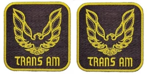 Firebird Pontiac Trans Am Bandit Racing Eagle PATCH | 2PC IRON ON SEW 3.5"X3.5" - Picture 1 of 2