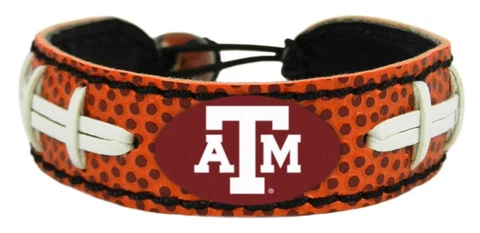Texas A&M Aggies Classic Football Bracelet [NEW] NCAA Jewelry Wrist Necklace Cover