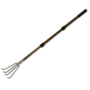 Stainless Steel Garden Claw rake Multifunctional rake Lengthened Aluminum All... - Picture 1 of 6