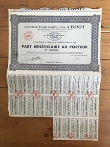 Anciens Ets A. BINET (G1) - Foto 1 di 1