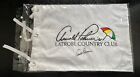 Arnold Palmer Autographed Latrobe Country Club White Pin Flag