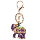 Adorable Elephant Rhinestone Keychain Bag Charm Key Holder