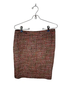 J.Crew The Pencil Skirt Multicolored Tweed Hidden Zipper Size 4 - Picture 1 of 7