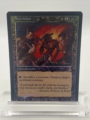 Attrition Urza’s Destiny 1999 FOIL Near Mint Never Played Mtg Magic Gathering - Image 1 of 4