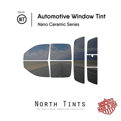 Película de tinte de ventana precortada nano cerámica vidrio para automóvil para Dodge Dakota 2005-2010 4 puertas Foto 1 de 4